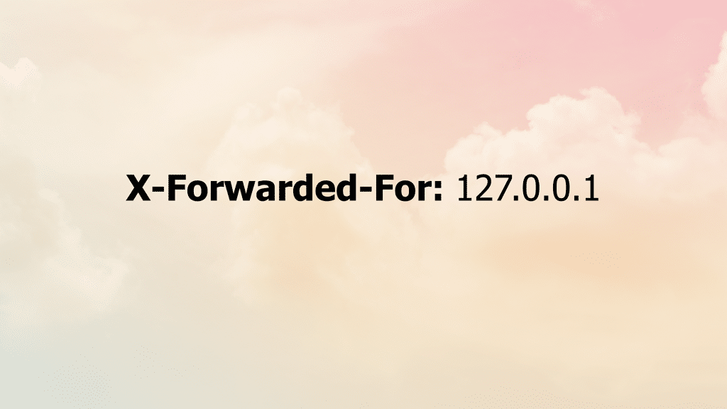 X-Forwarded-For